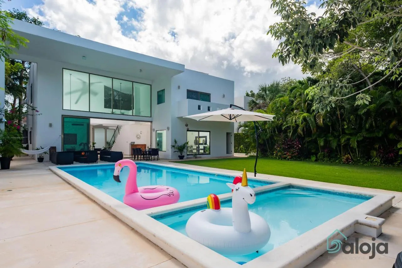 Modern Villa With Private Pool In Cancun