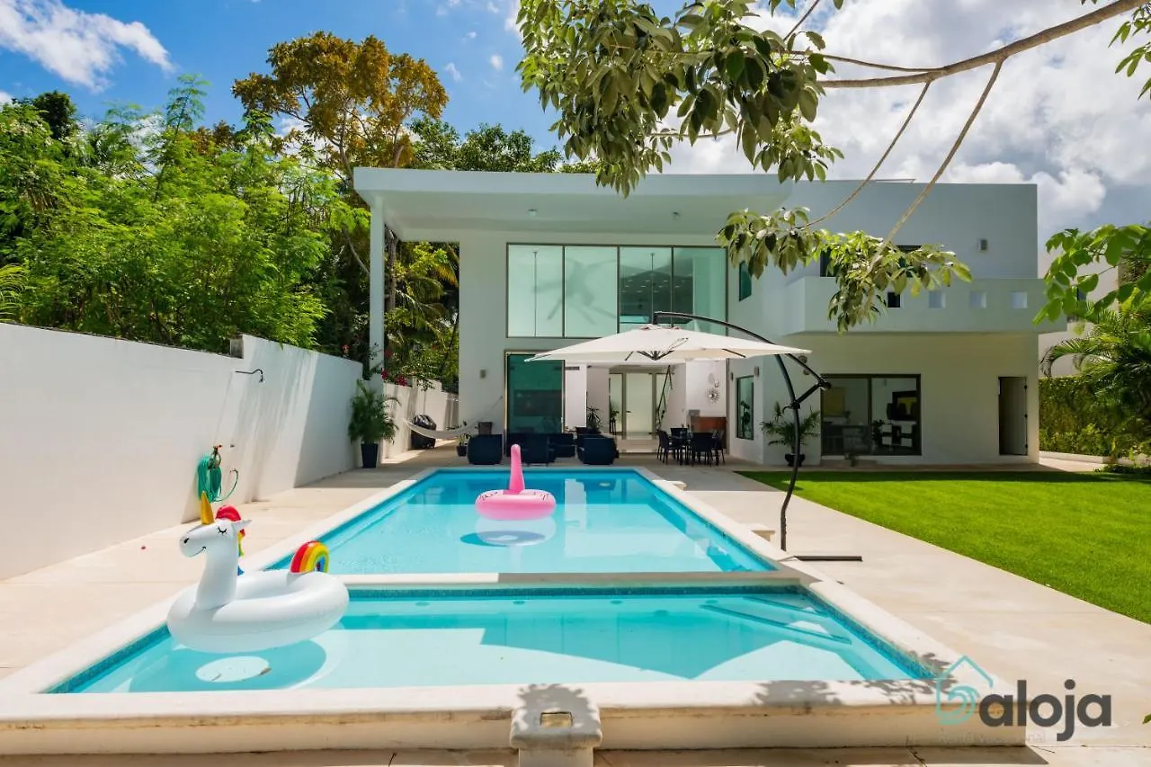 Modern Villa With Private Pool In Cancun