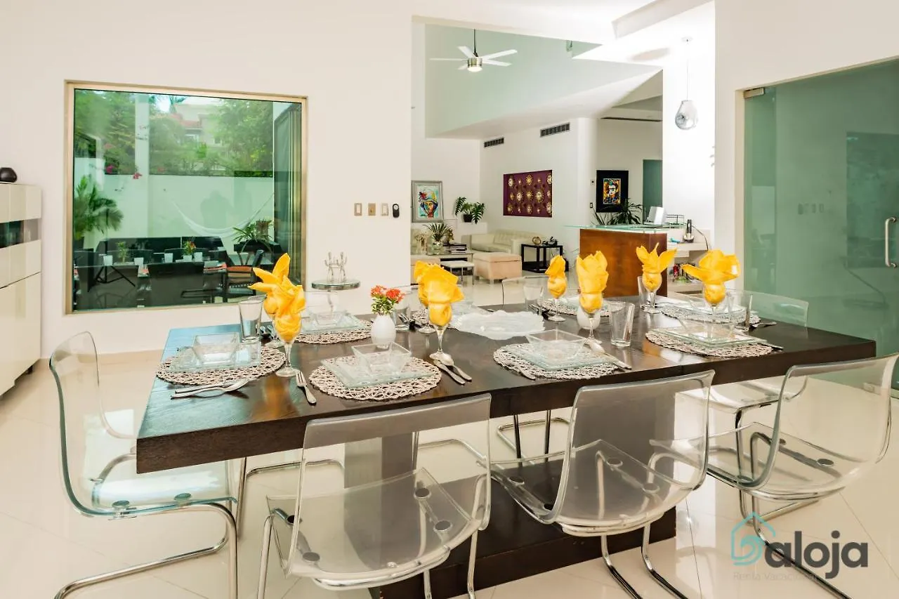 Modern Villa With Private Pool In Cancun